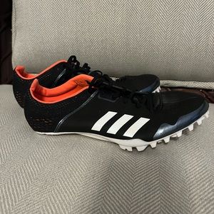 Size 6 Adidas Women’s Finesse Track Sprint Spikes Orange Black